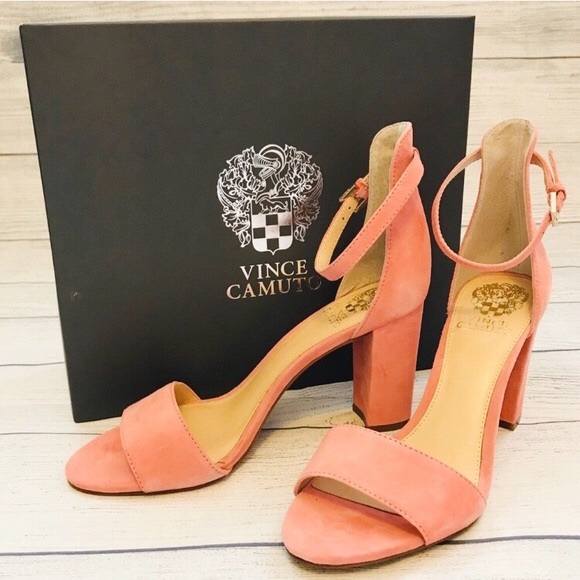 Vince Camuto Shoes - Vince Camuto Blush Pink Corlina Ankle Strap Sandal